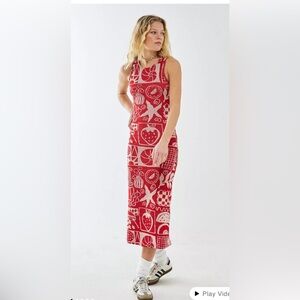 Damson Madder Jacquard Knit Dress